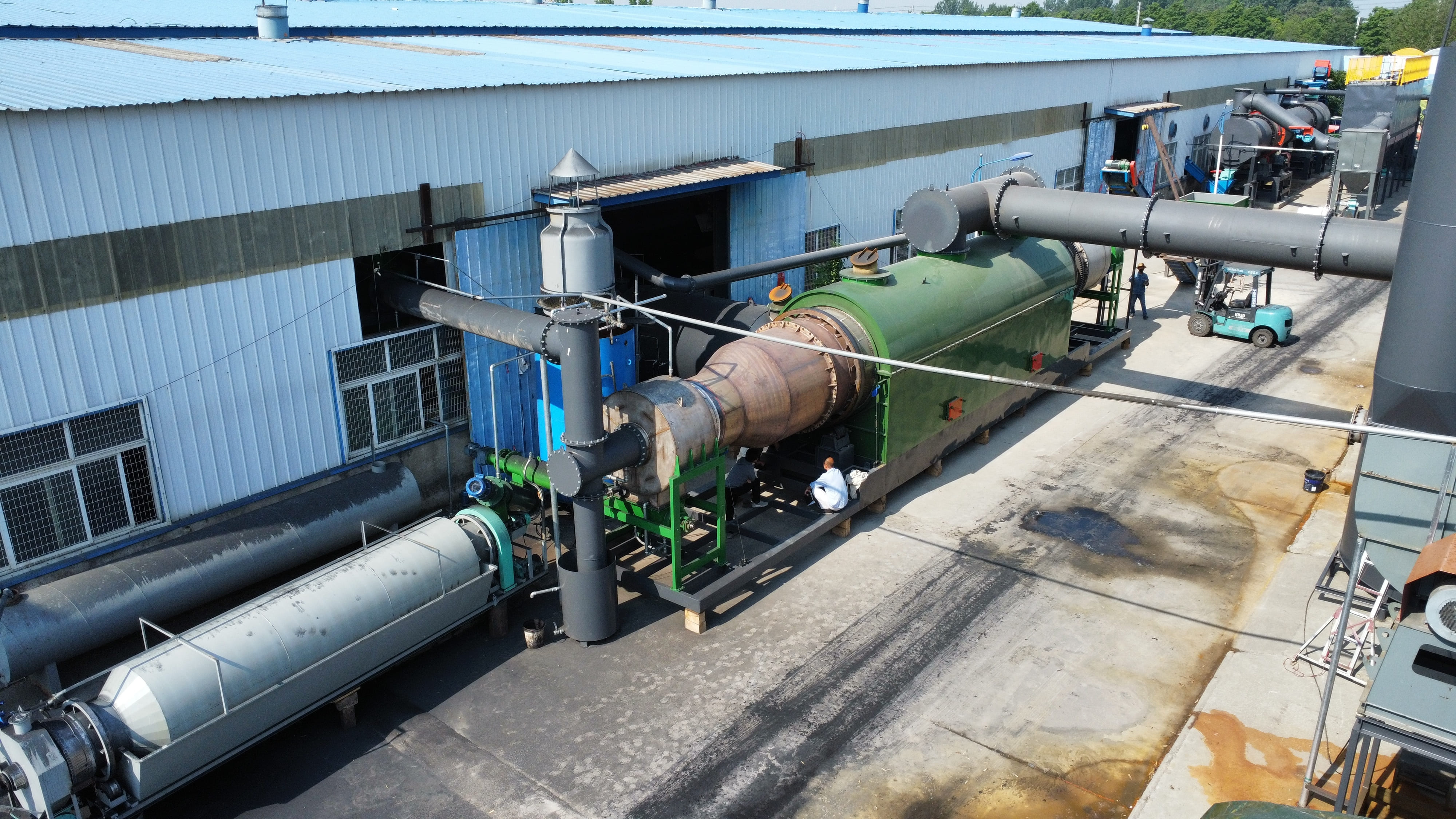 biochar, biochar machine, biochar production unit, biochar pyrolysis plant, biochar making machine, biomass pyrolysis unit