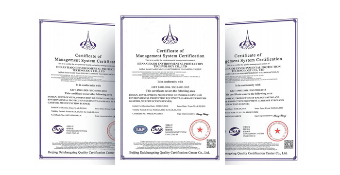 Haiqi ISO certification 2021